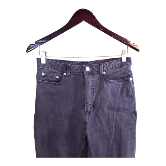 BLK DNM Jeans 8 Essex Grey High Rise Ankle Zip Skinny Jeans Women's 28 Long - Picture 3 of 6